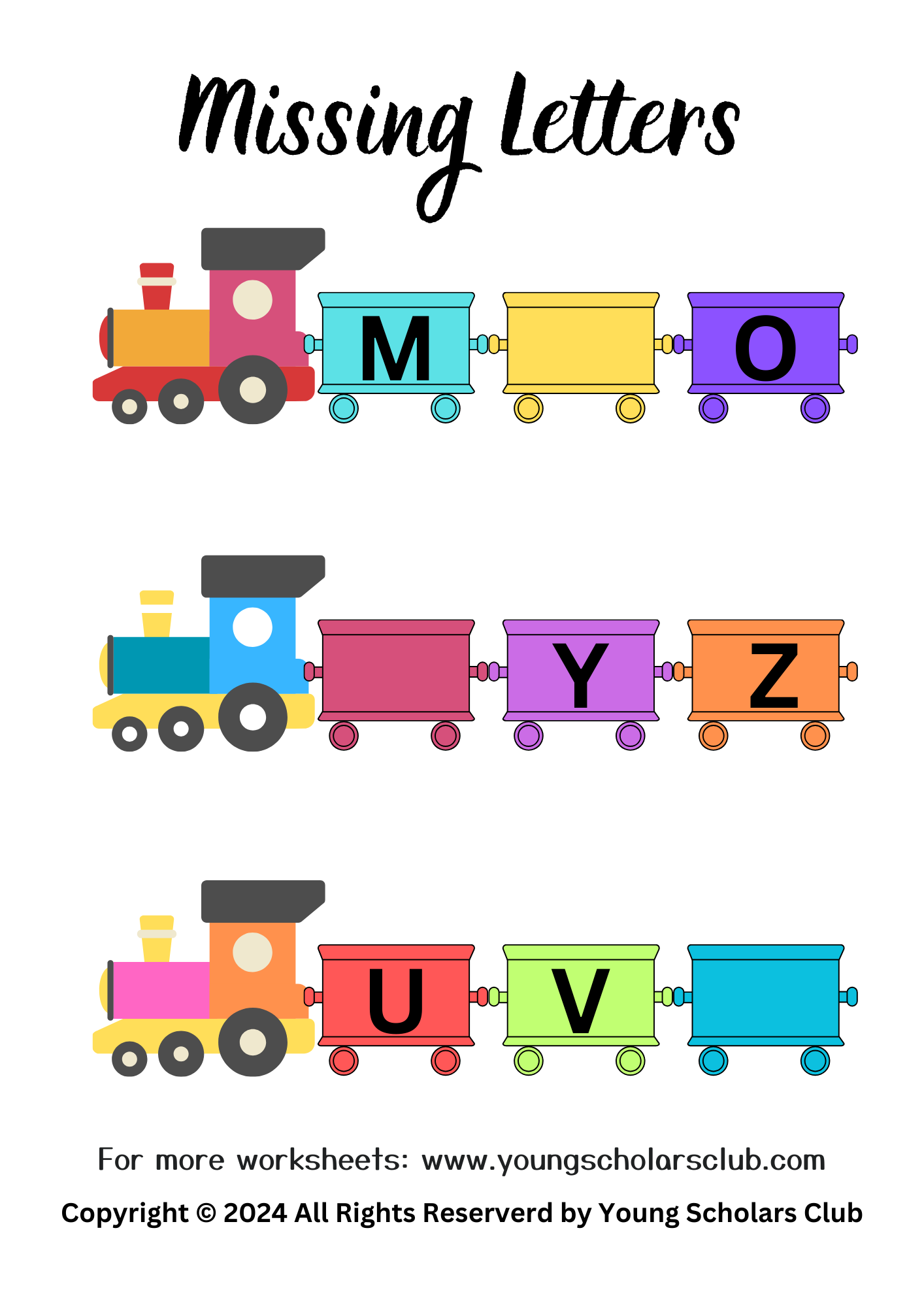 missing letter